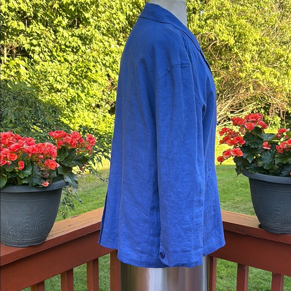 NWT Madewell Blue Blazer Double-Breasted Suit Jacket - Picture 4 of 13
